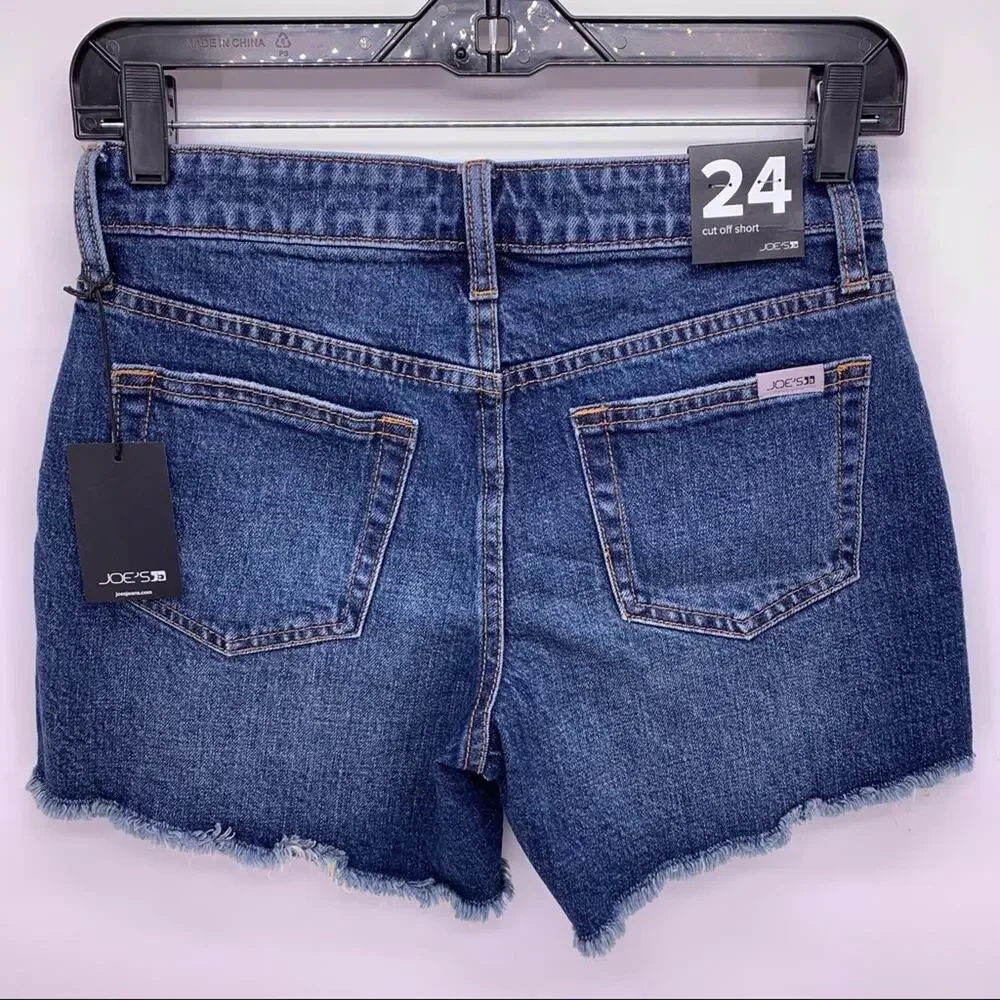NEW Joe’s Jeans Bermuda Shorts With Cut Hems Sz 24